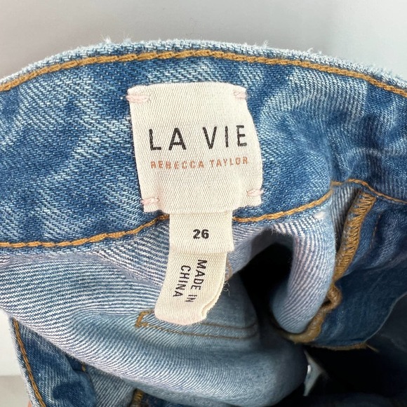 La Vie by Rebecca Taylor Midi Length Denim Skirt - Picture 10 of 11